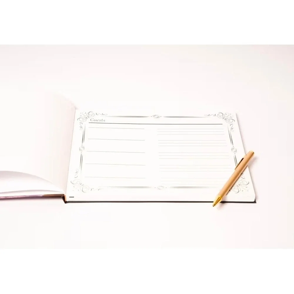 LIFETOO Ocean Sunset Celebration of Life Funeral Guest Book Memorial Service NEW